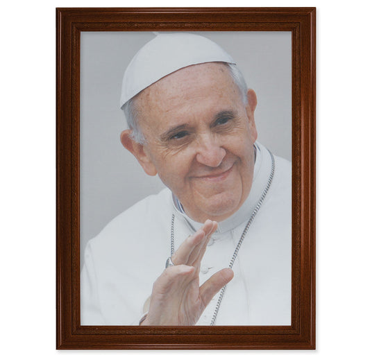 Pope Francis Picture Framed Canvas Wall Art Decor Extra Large