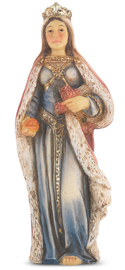 Small Catholic 4 Inch St. Elizabeth of Hungary Statue