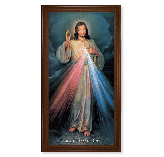 Divine Mercy Picture Framed Wall Art Decor Extra Large