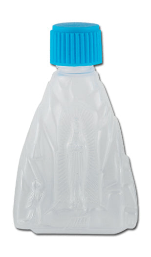 Small Our Lady of Lourdes Holy Water Bottle 3 Inch 1 Oz