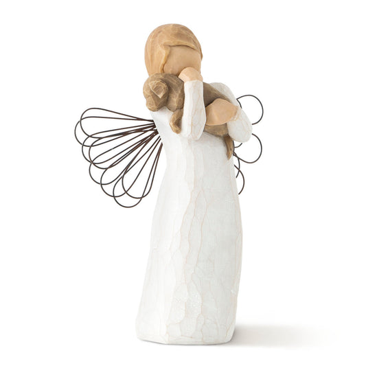 Willow Tree Angel of Friendship Figurine for Pet Lovers
