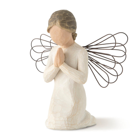 Willow Tree Angel of Prayer Figurine for Spiritual Milestones