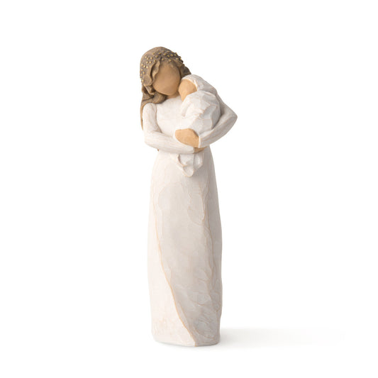 Willow Tree Sanctuary Figurine for Mother and Baby Joy