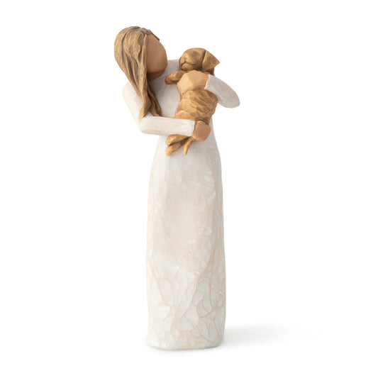 Willow Tree Adorable You Golden Dog Figurine Gift