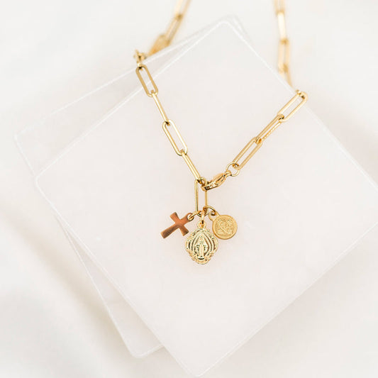 Renewal Consecration Necklace with Miraculous Medal Closure