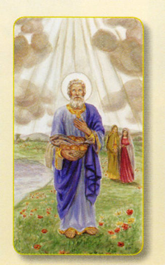 Saint Philip Paper Catholic Prayer Holy Card with Blank Back Pack of 100