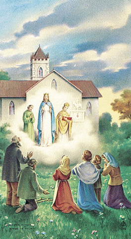 Our Lady of Knock Paper Catholic Prayer Holy Card Pack of 100