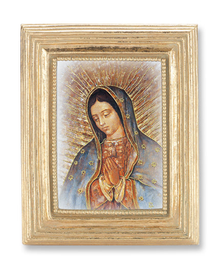 Our Lady of Guadalupe Picture Framed Print Small Gold-Leaf Frame