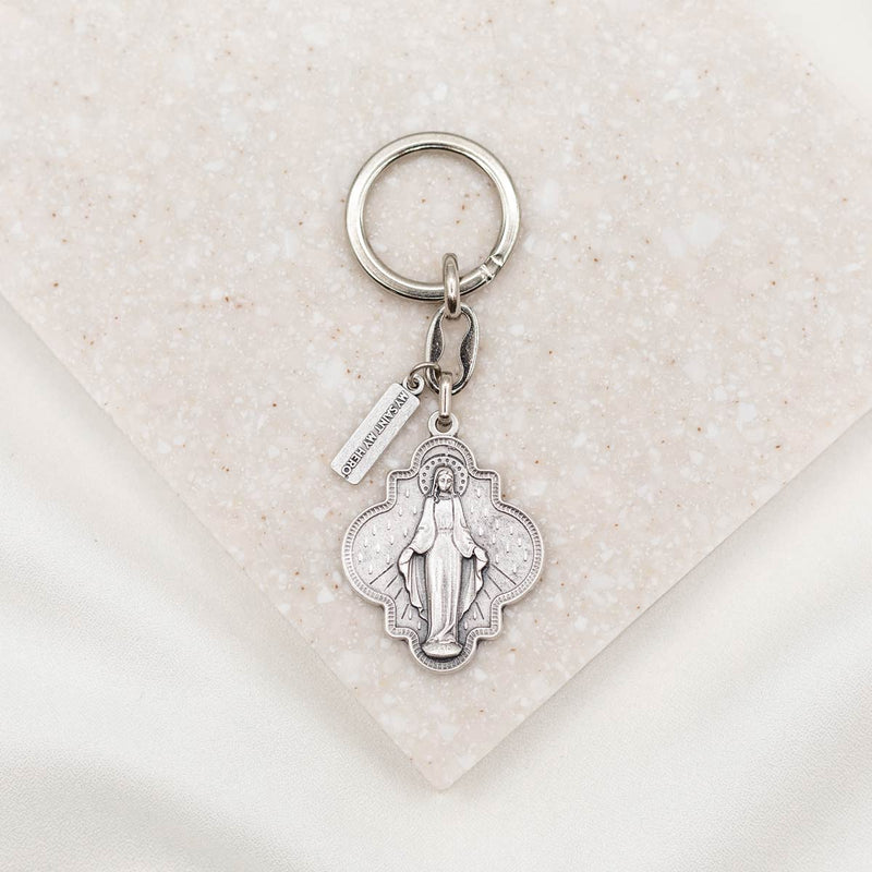 Blessed Mother Mary Miracles Key Ring for Daily Inspiration