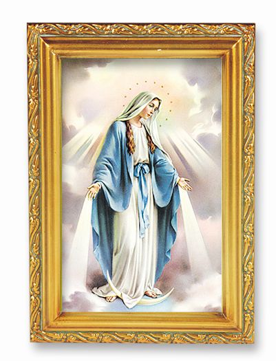 Our Lady of Grace Picture Framed Wall Art Decor Small