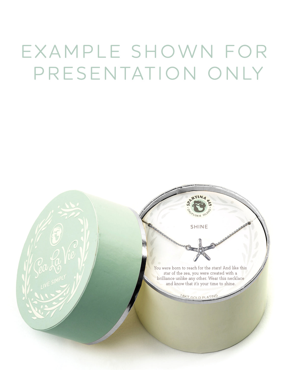 Spartina Sea La Vie Find Peace Necklace with Pearl Charm