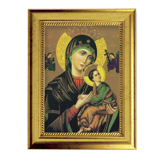 Our Lady of Perpetual Help Picture Framed Wall Art Decor
