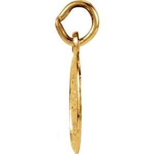 Extel Small 14K Yellow Gold Womens St. Christopher Medal Pendant