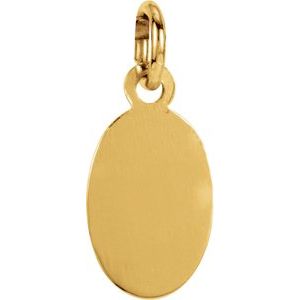 Extel Small 14K Yellow Gold Womens St. Christopher Medal Pendant