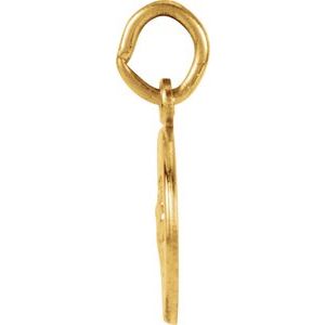 Extel Small 14K Yellow Gold Womens Catholic St. Christopher Medal