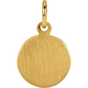 Extel Small 14K Yellow Gold Womens Catholic St. Christopher Medal