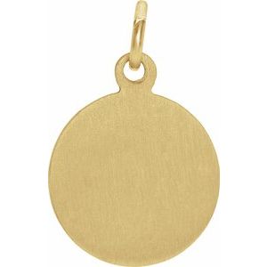 Extel Small 14K Yellow Gold Womens St. Christopher Medal Charm