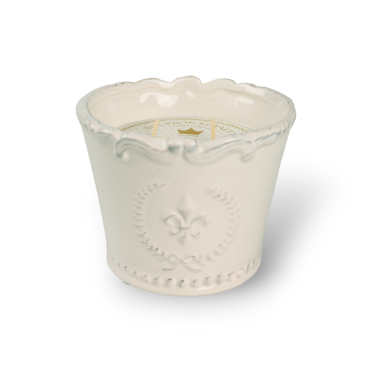10 oz Marquis Candle: White Linen