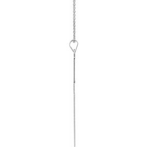 Extel Large Sterling Silver Mens Womens Religious Cross Pendant Charm