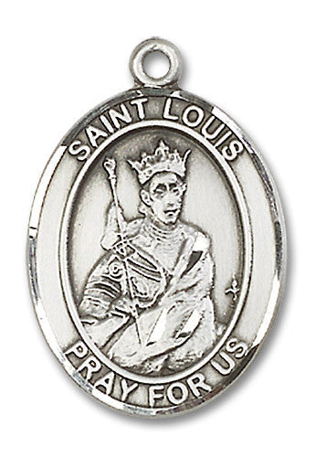 Extel Large Oval Sterling Silver St. Louis Medal, Made in USA