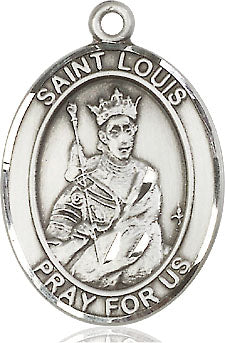 Extel Large Oval Sterling Silver St. Louis Medal, Made in USA