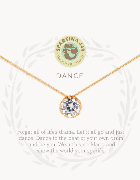 Spartina Sea La Vie Dance Necklace with Gem Pendant