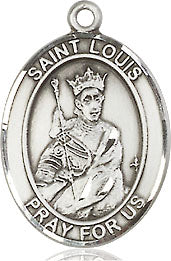 Extel Medium Oval Sterling Silver St. Louis Medal, Made in USA