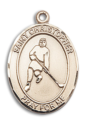 Extel Medium 14kt Gold Filled St. Christopher Medal Necklace