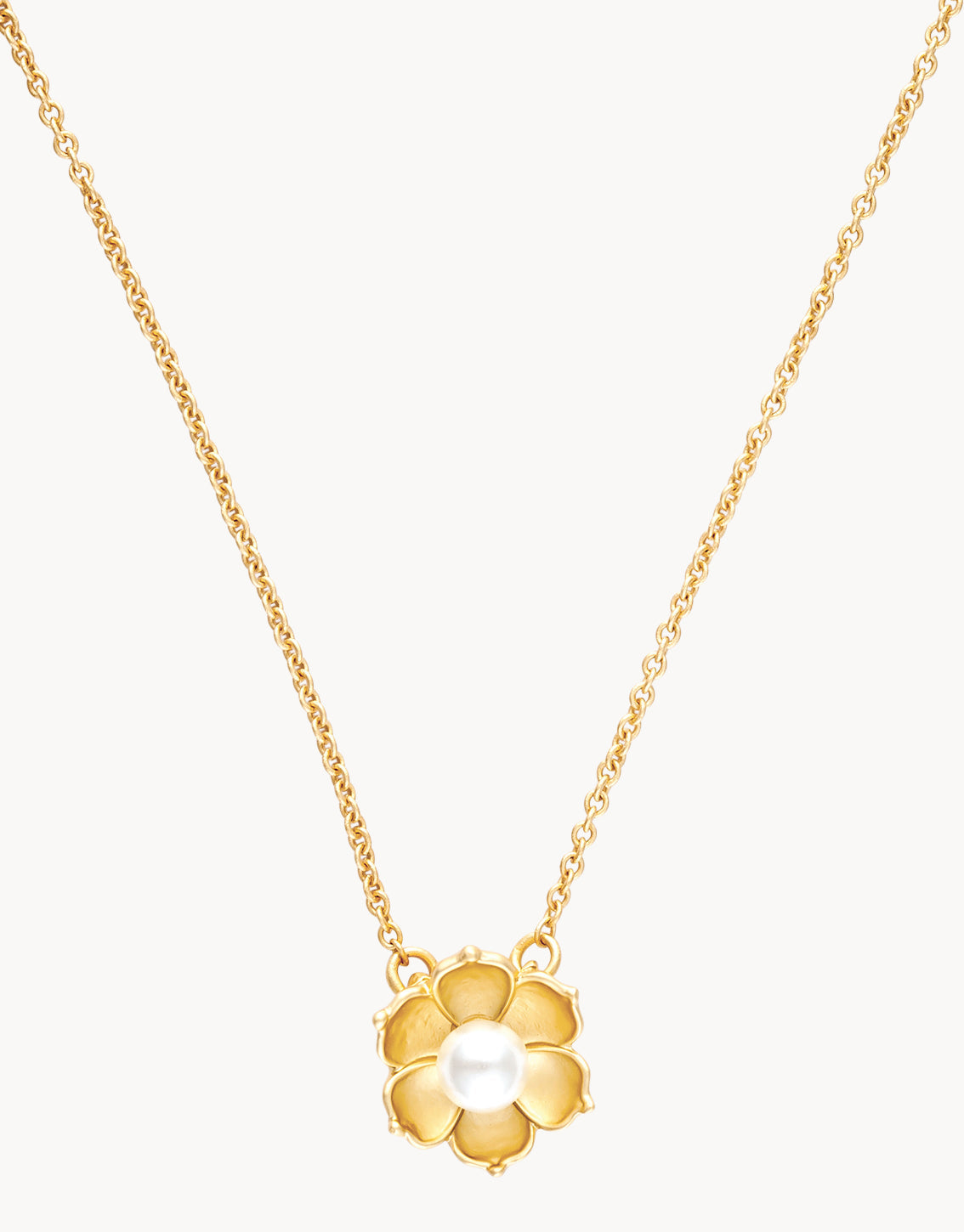 Spartina Sea La Vie Bloom Necklace with Magnolia Charm