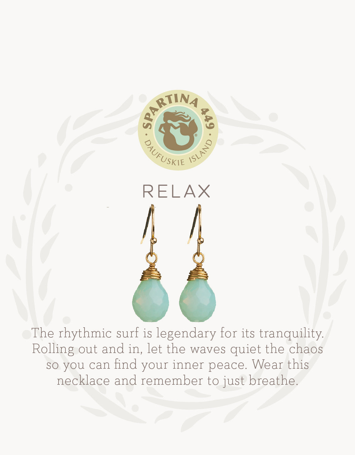 Spartina Sea La Vie Relax Drop Earrings for Tranquility