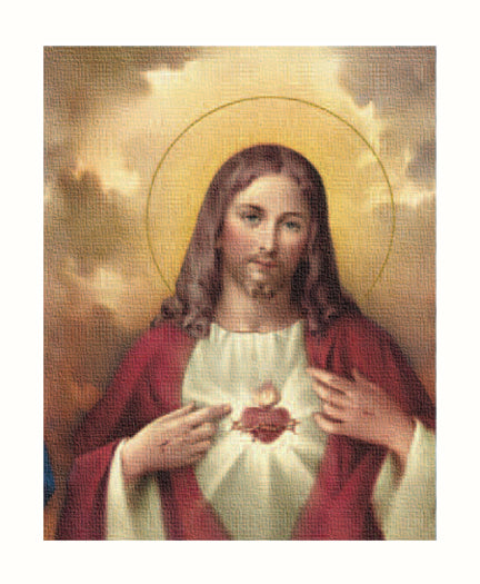 Sacred Heart of Jesus Canvas Print, Medium, Fine Art Stretched Canvas
