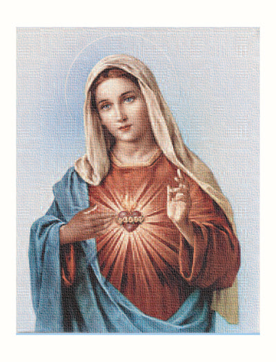 Immaculate Heart of Mary Canvas Print, Medium, Fine Art Stretched Canvas