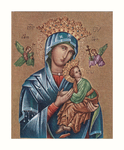 Our Lady of Perpetual Help Canvas Print Wall Art Decor, Medium