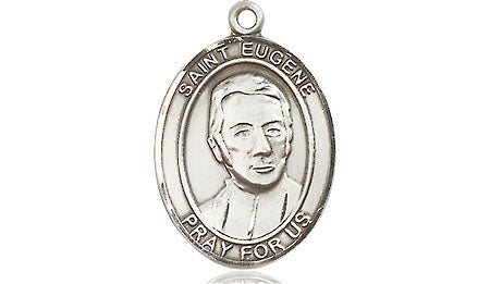 Extel Medium Oval Pewter St. Eugene de Mazenod Medal, Made in USA