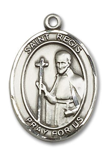 Extel Medium Oval Sterling Silver St. Regis Medal, Made in USA