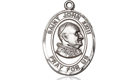 Extel Medium Oval Pewter St. John XXIII Medal, Made in USA