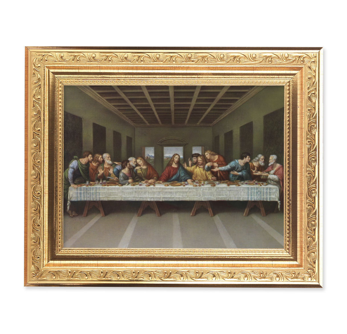 The Last Supper Picture Framed Wall Art Decor Medium