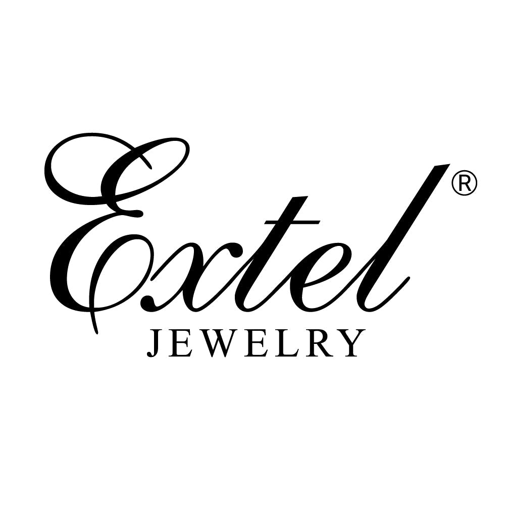 Extel Medium 14K White Gold Religious Cross Pendant Charm