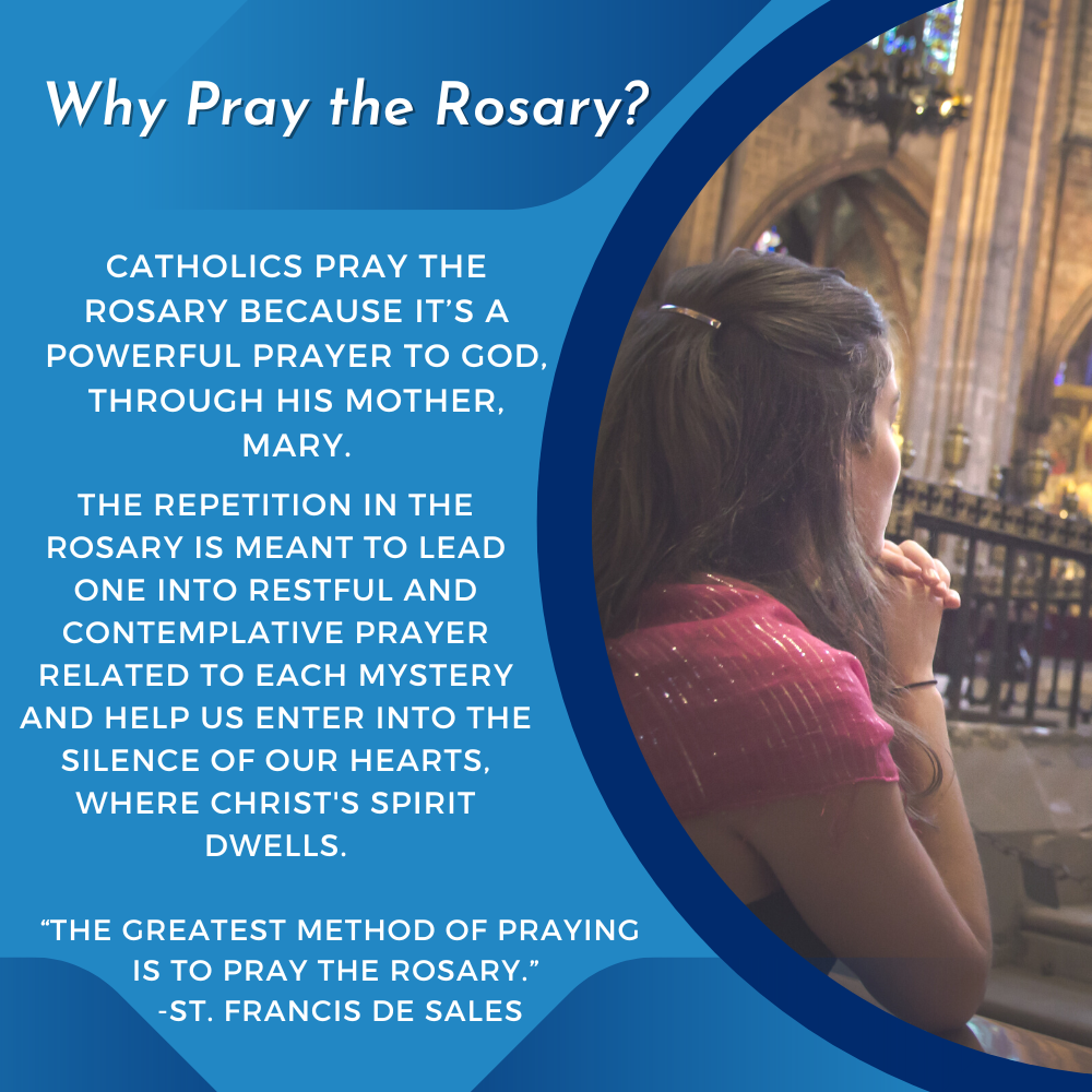 Extel St. Rose Philippine Duchesne Catholic Rosary Beads