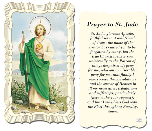 Prayer to Saint Jude Catholic Prayer Holy Card Pack of 50