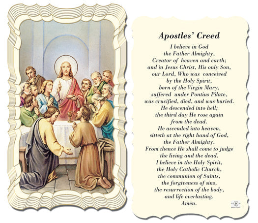 The Apostles' Creed Catholic Prayer Holy Card Pack of 50