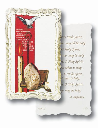 O Holy Spirit-Beloved Catholic Prayer Holy Card Pack of 50
