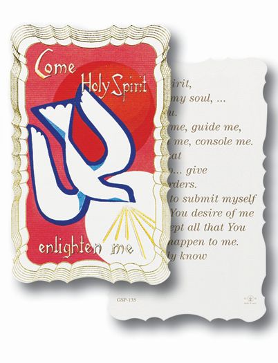 Breathe In Me O Holy Spirit Catholic Prayer Holy Card Pack of 50