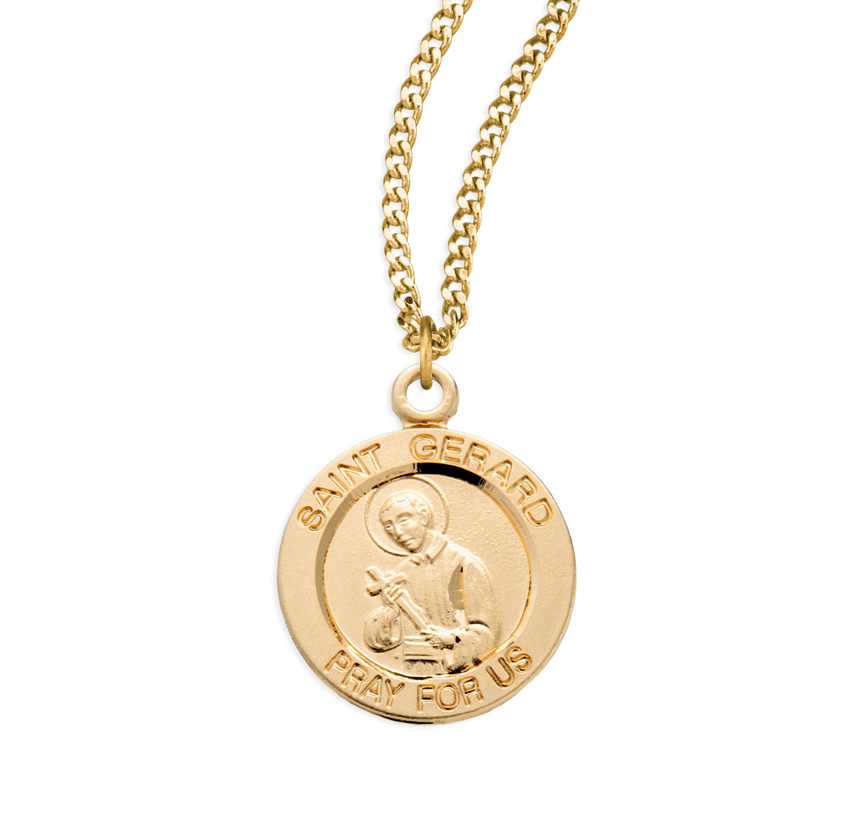 St. Gerard Gold Medal Necklace