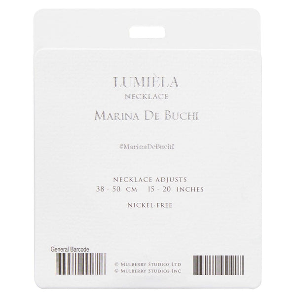 Lumiela Personalized Nameplate Ava Necklace in Gold Tone