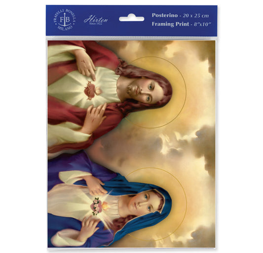 The Sacred Hearts Framing Print, Medium, Print Only 8x10