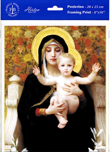 Madonna of the Lilies Framing Print Wall Art Decor Set of 3