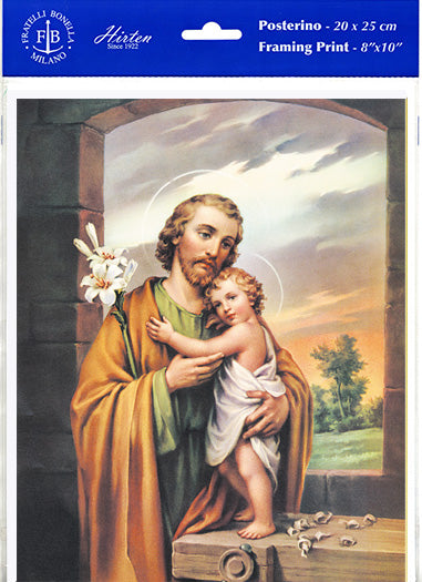St Joseph Framing Print Medium Print Only 8x10 Quality Art