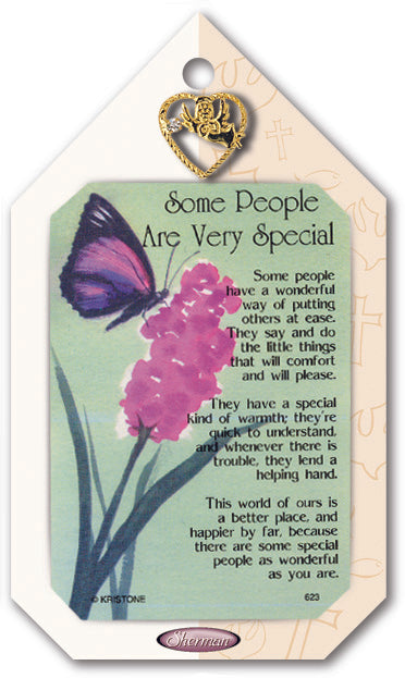 Sherman Some People Are Very Special Verse Prayer Card