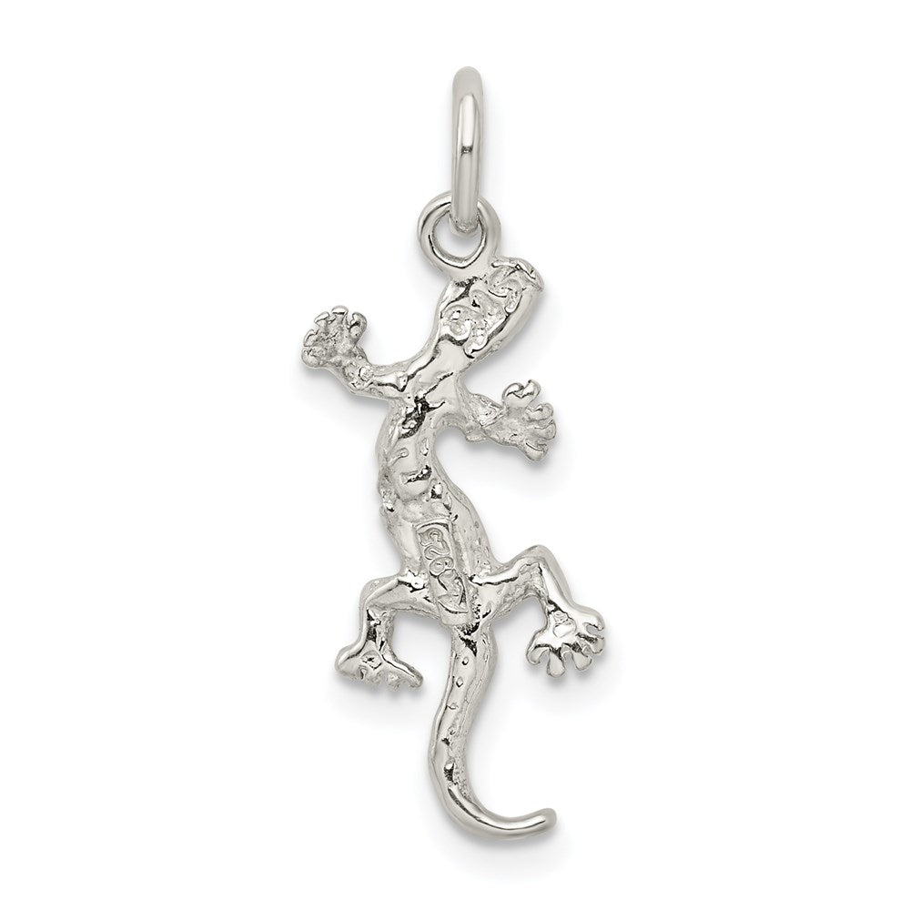 Extel Medium Sterling Silver Lizard Charm Made in USA